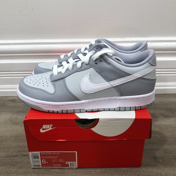 Nike Dunk Low Two-Toned Grey (GS) 6y - Picture 2 of 6